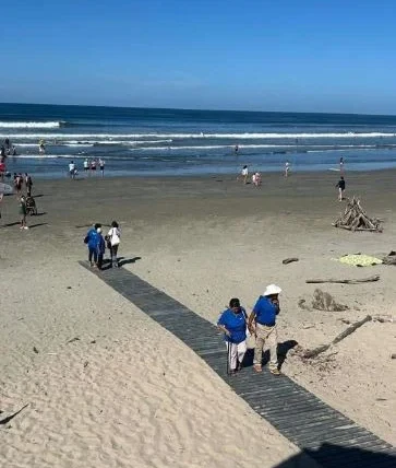 Rampa playa guiones cerca de Calma House