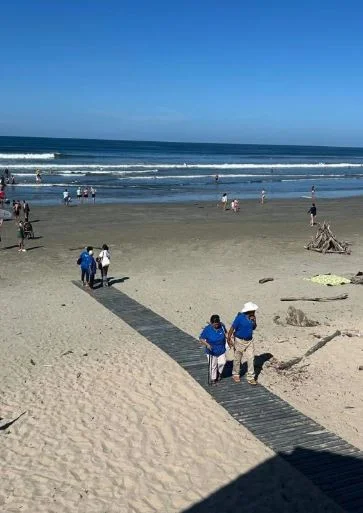 Rampa playa guiones cerca de Calma House